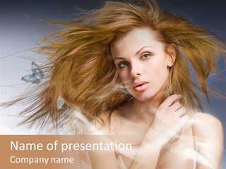 Joyful Happy Hair PowerPoint Template