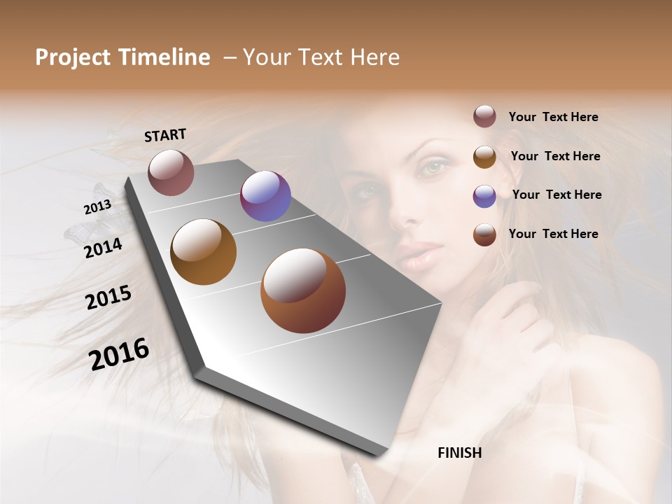 Joyful Happy Hair PowerPoint Template