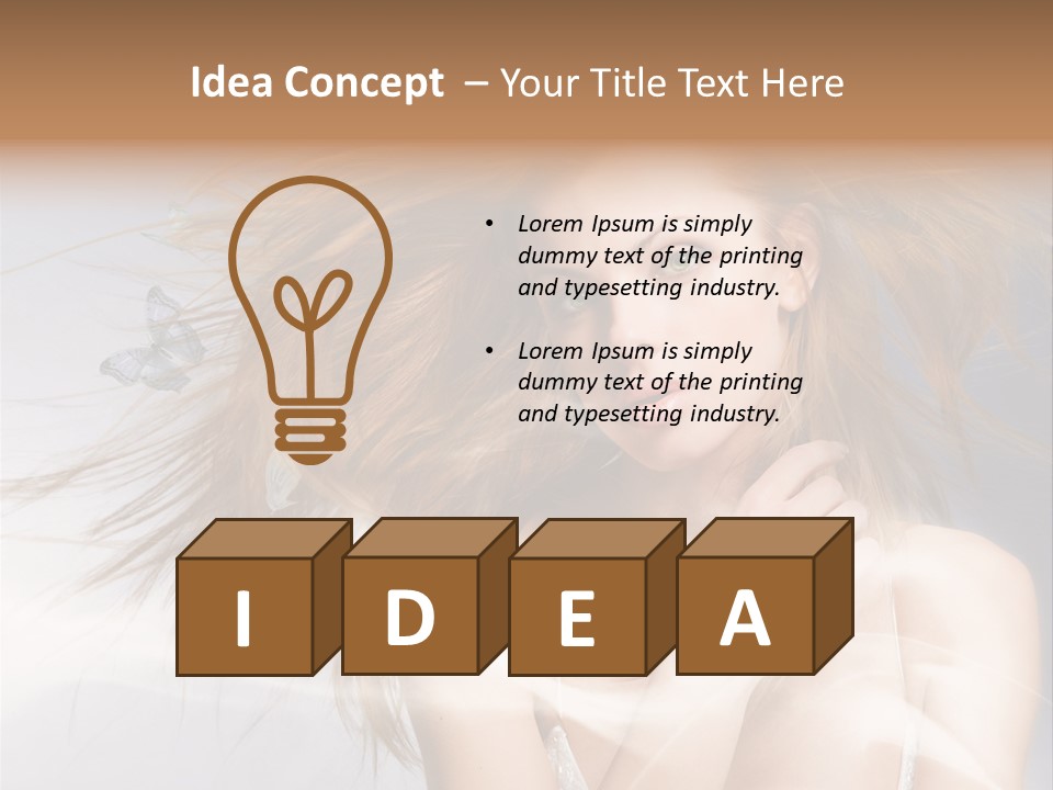 Joyful Happy Hair PowerPoint Template