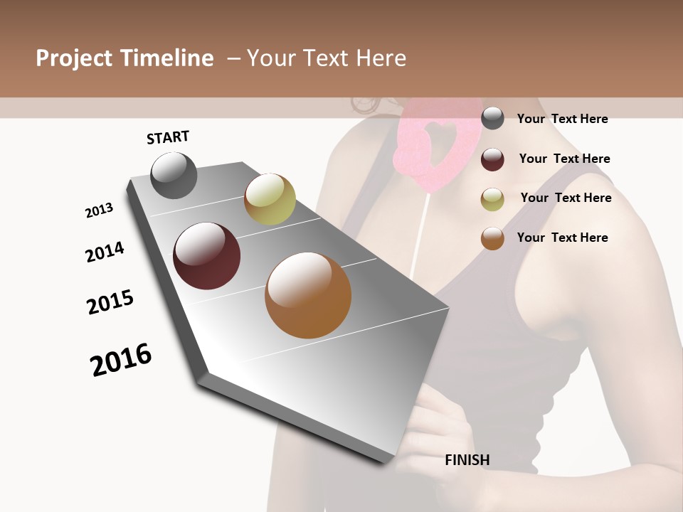 Cute Smile Romantic PowerPoint Template