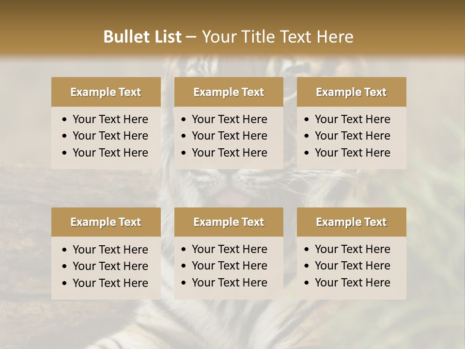 Alertness Wildlife Nature PowerPoint Template