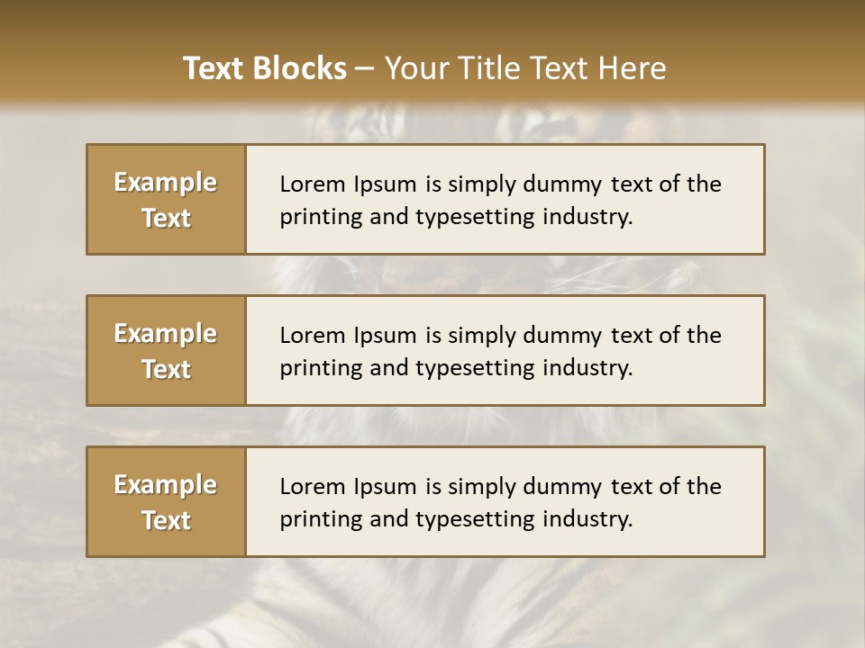 Alertness Wildlife Nature PowerPoint Template