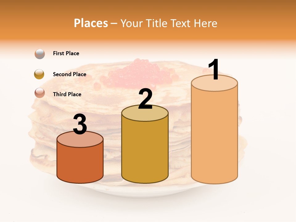 Meal Cake Plate PowerPoint Template