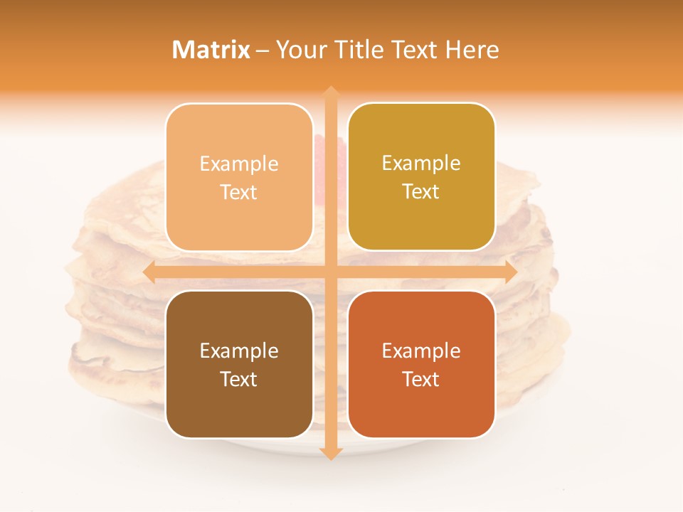 Meal Cake Plate PowerPoint Template
