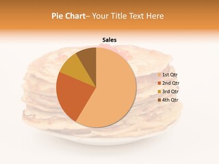 Meal Cake Plate PowerPoint Template
