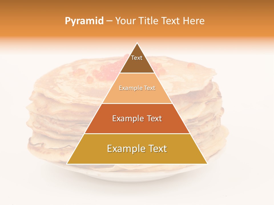 Meal Cake Plate PowerPoint Template
