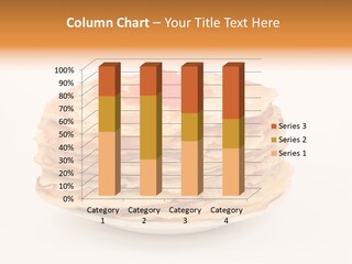 Meal Cake Plate PowerPoint Template