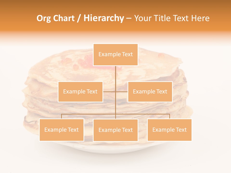 Meal Cake Plate PowerPoint Template