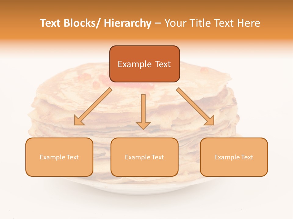 Meal Cake Plate PowerPoint Template