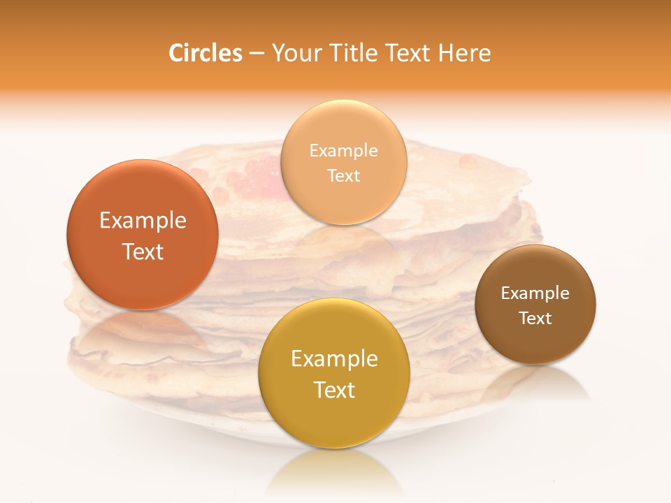 Meal Cake Plate PowerPoint Template