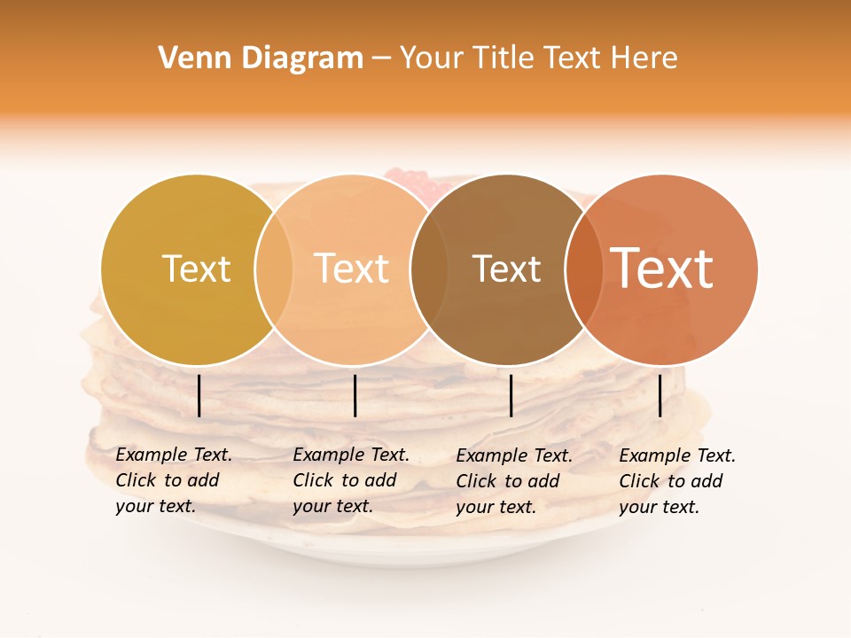 Meal Cake Plate PowerPoint Template