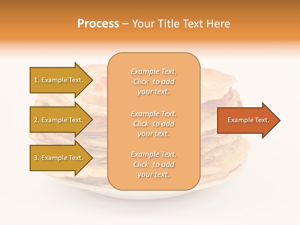 Meal Cake Plate PowerPoint Template