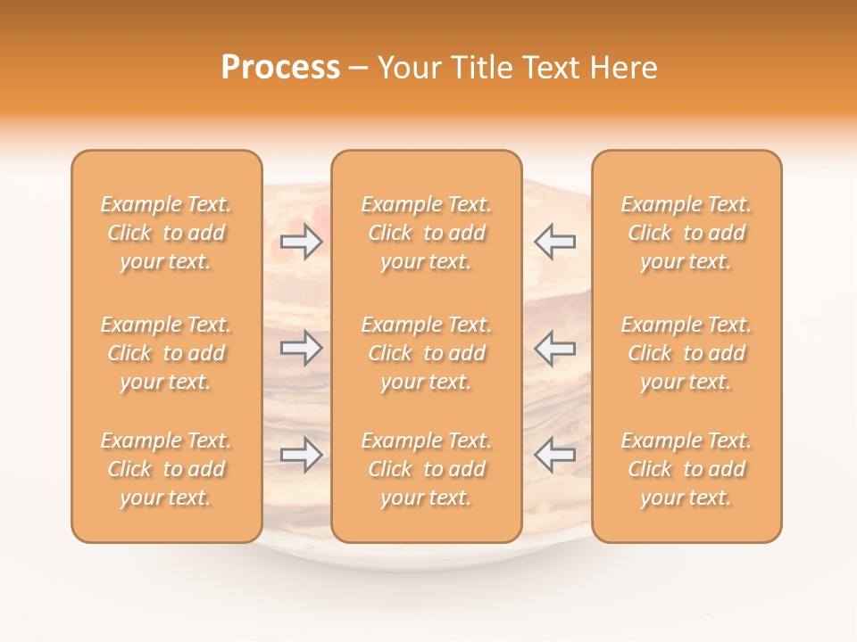 Meal Cake Plate PowerPoint Template