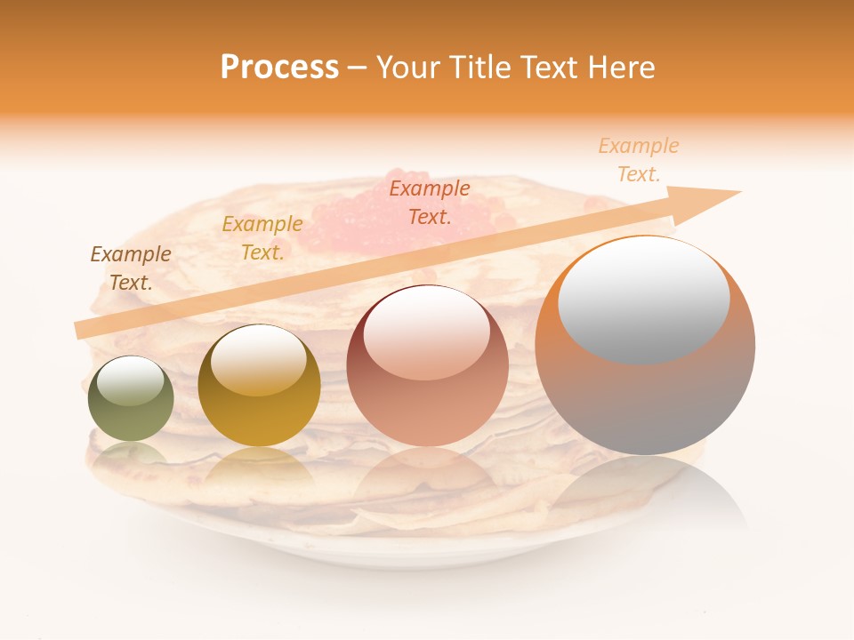 Meal Cake Plate PowerPoint Template