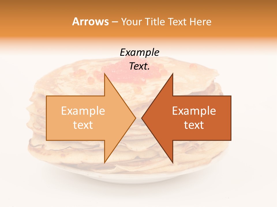 Meal Cake Plate PowerPoint Template