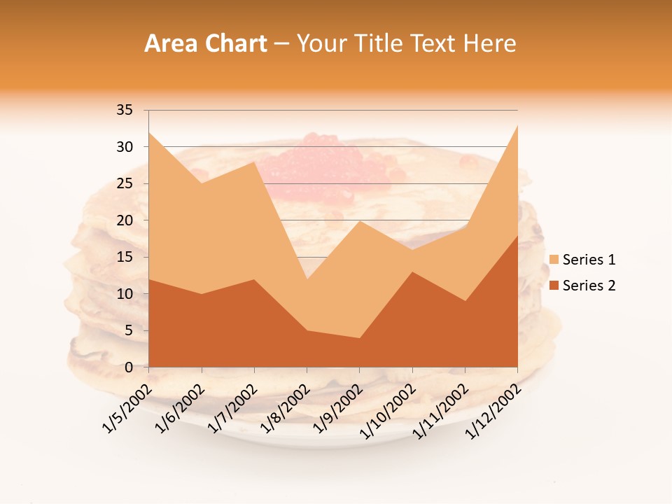 Meal Cake Plate PowerPoint Template