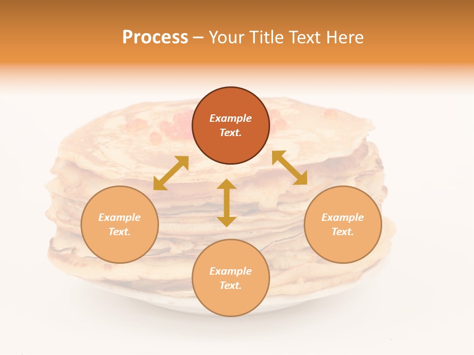 Meal Cake Plate PowerPoint Template