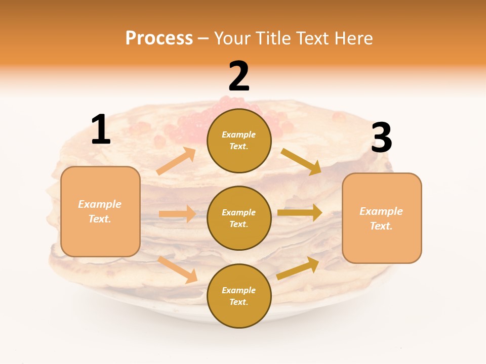 Meal Cake Plate PowerPoint Template