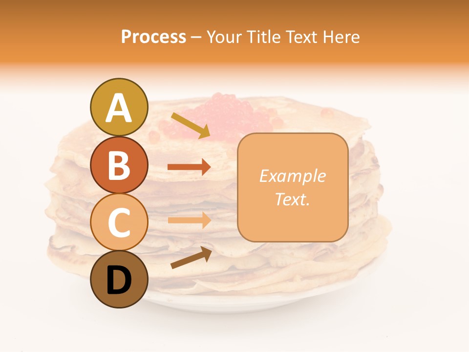 Meal Cake Plate PowerPoint Template