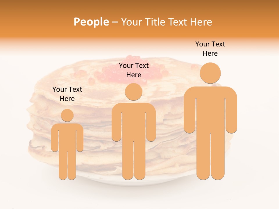 Meal Cake Plate PowerPoint Template