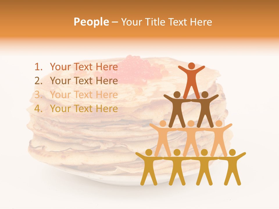 Meal Cake Plate PowerPoint Template