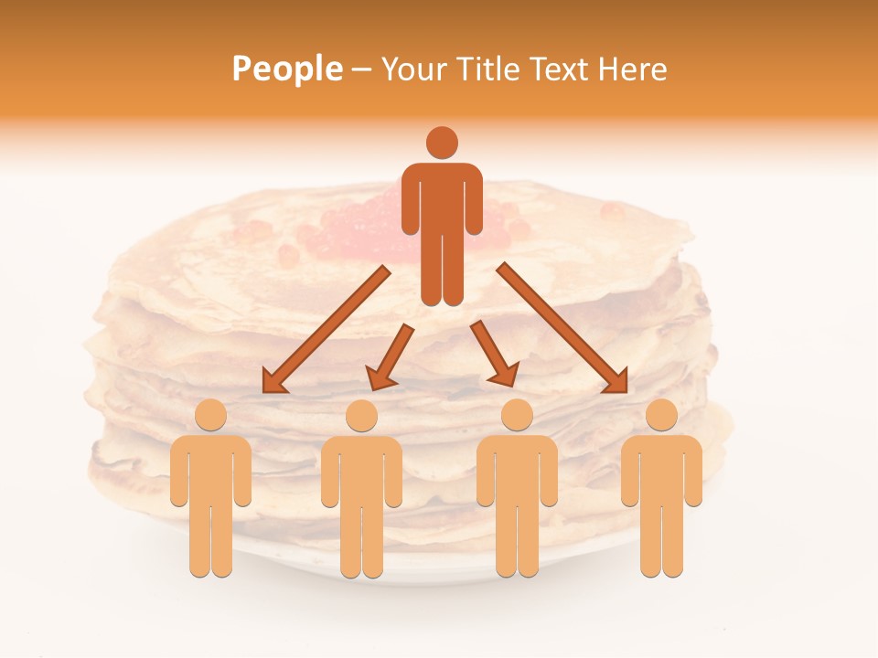 Meal Cake Plate PowerPoint Template