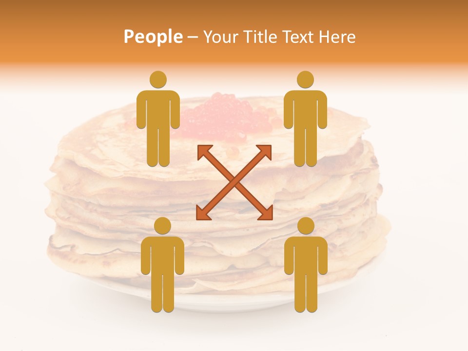 Meal Cake Plate PowerPoint Template