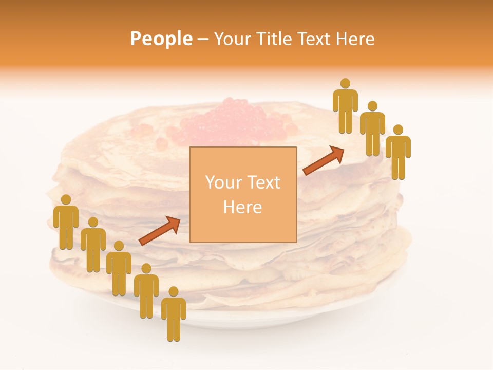 Meal Cake Plate PowerPoint Template