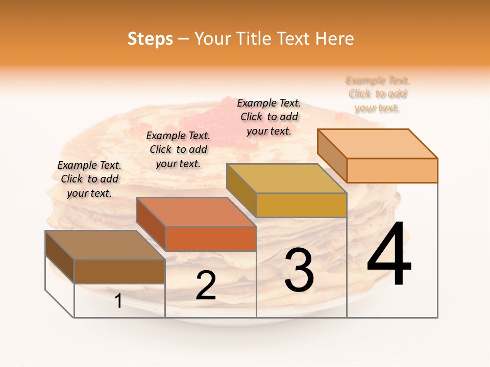 Meal Cake Plate PowerPoint Template
