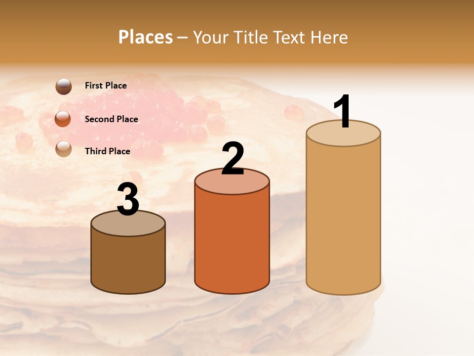 Background Hotcake White PowerPoint Template