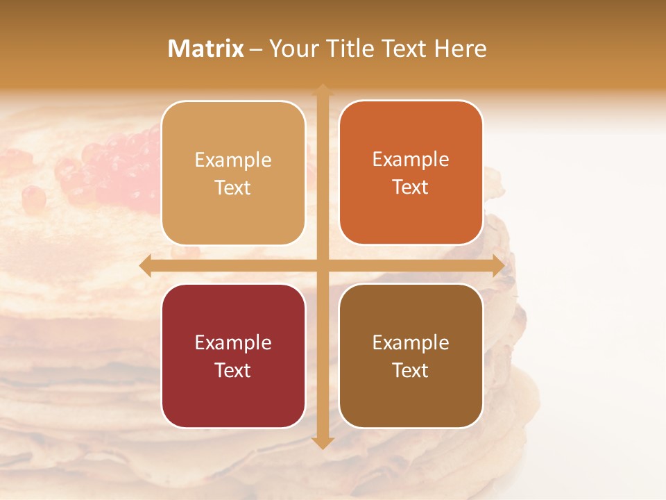 Background Hotcake White PowerPoint Template