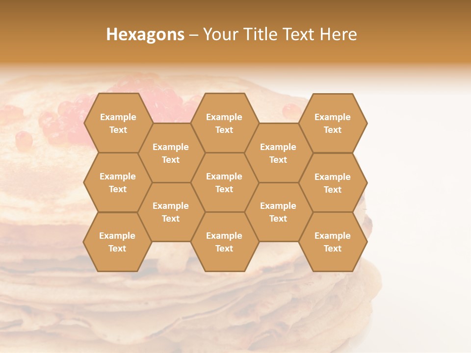 Background Hotcake White PowerPoint Template