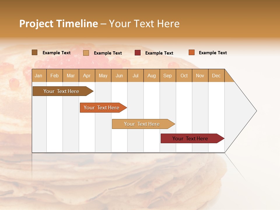 Background Hotcake White PowerPoint Template
