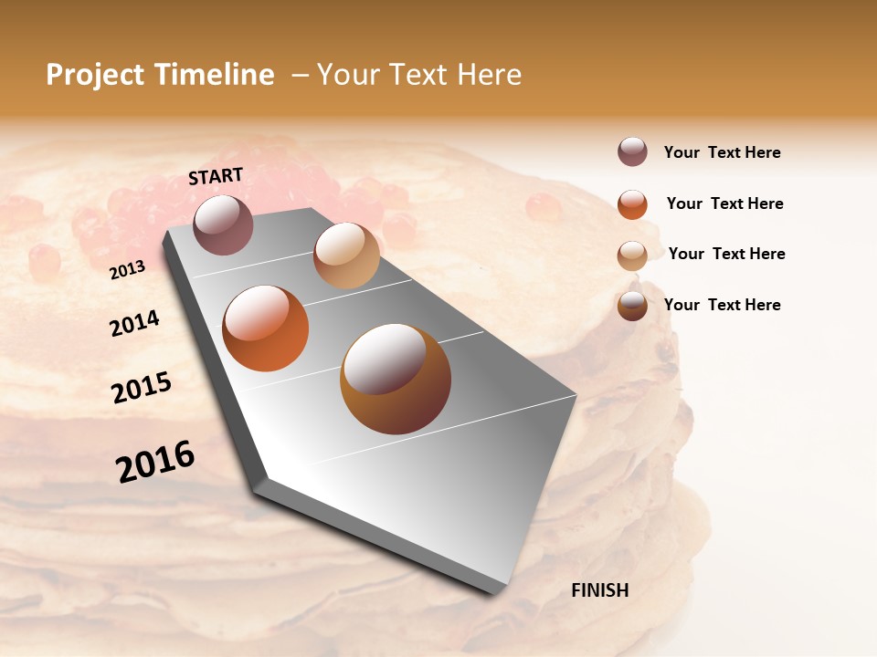 Background Hotcake White PowerPoint Template