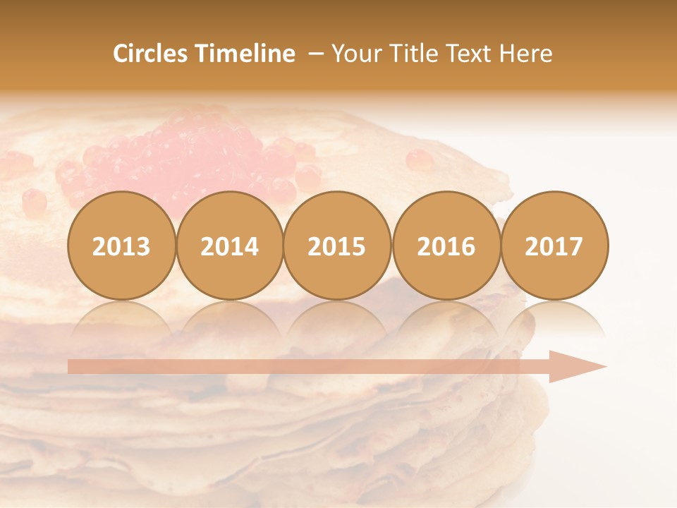 Background Hotcake White PowerPoint Template