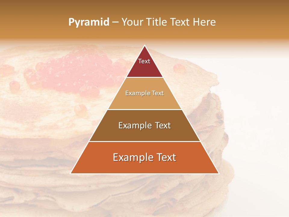 Background Hotcake White PowerPoint Template