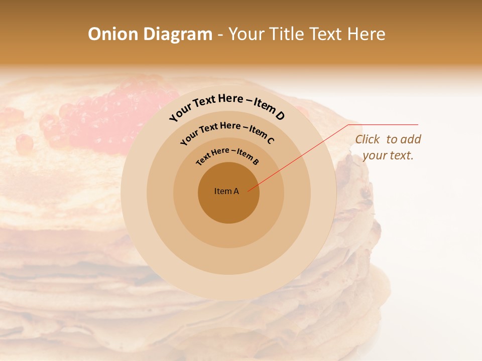 Background Hotcake White PowerPoint Template