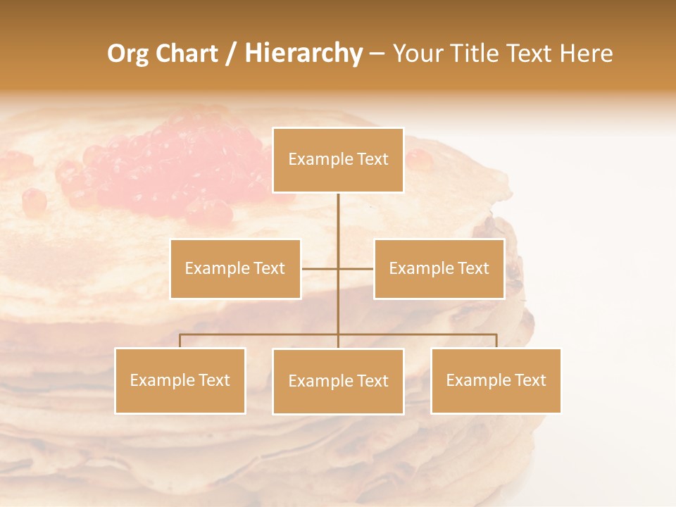 Background Hotcake White PowerPoint Template