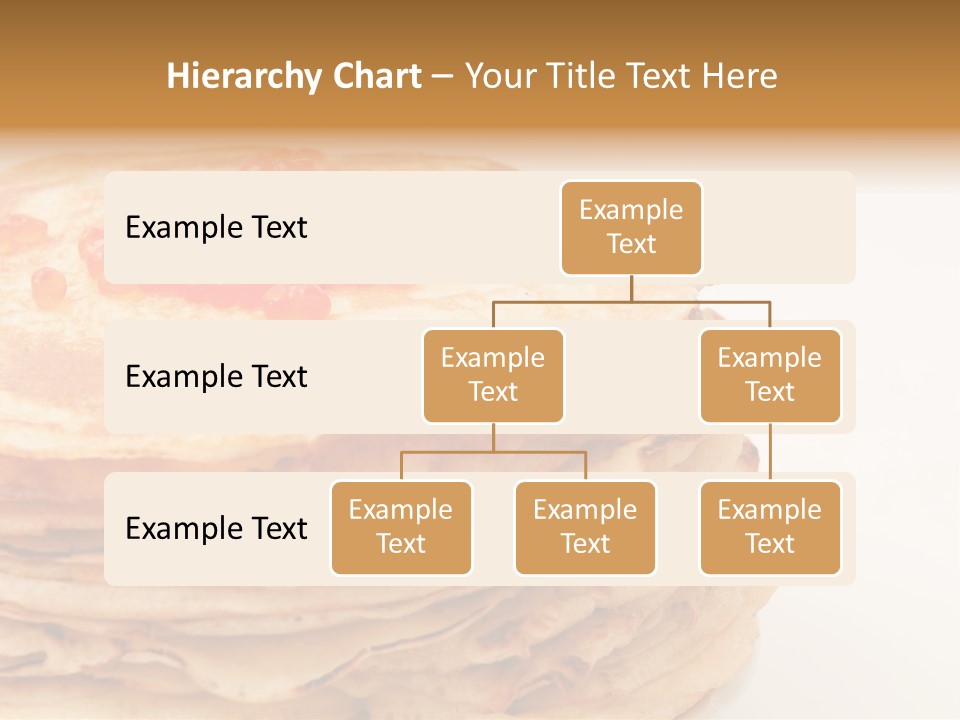 Background Hotcake White PowerPoint Template