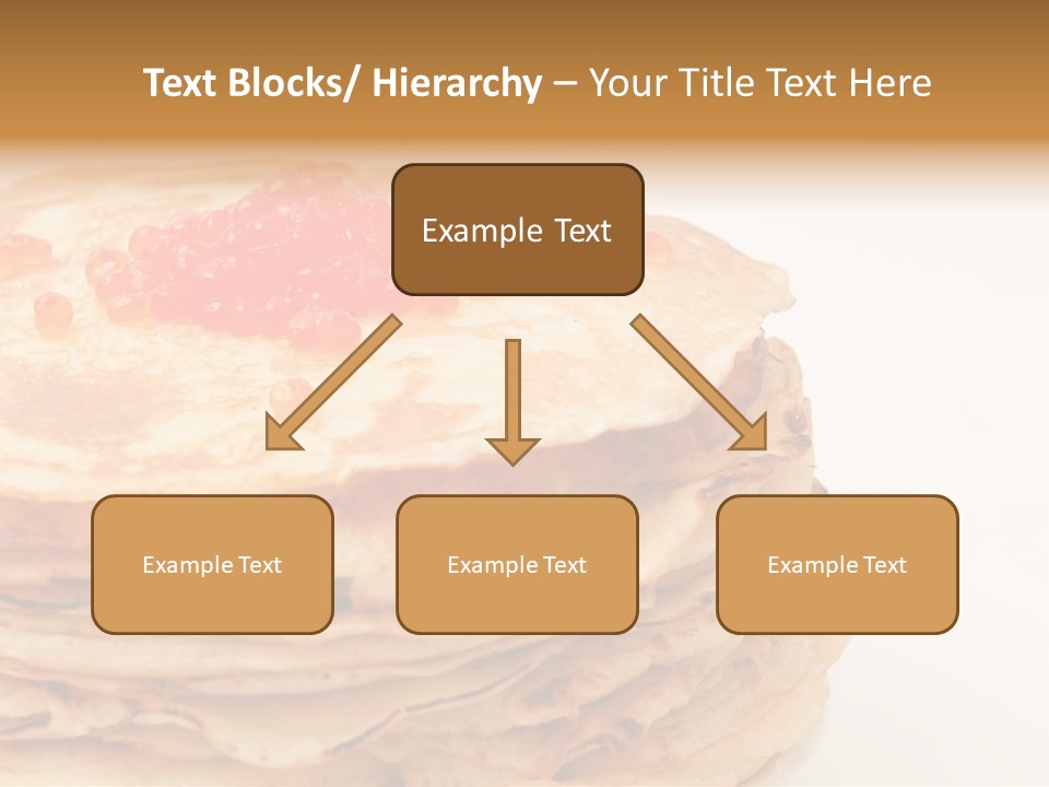 Background Hotcake White PowerPoint Template
