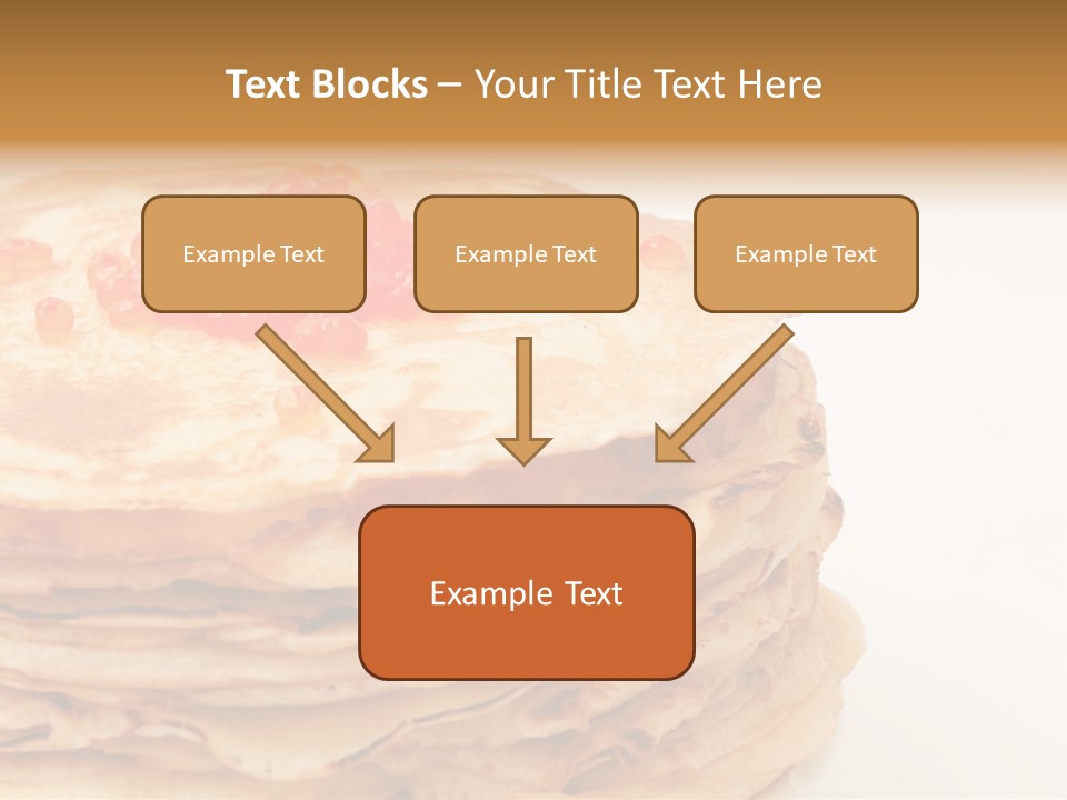 Background Hotcake White PowerPoint Template