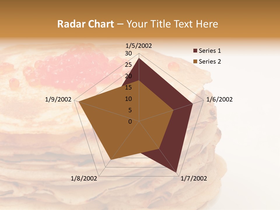 Background Hotcake White PowerPoint Template
