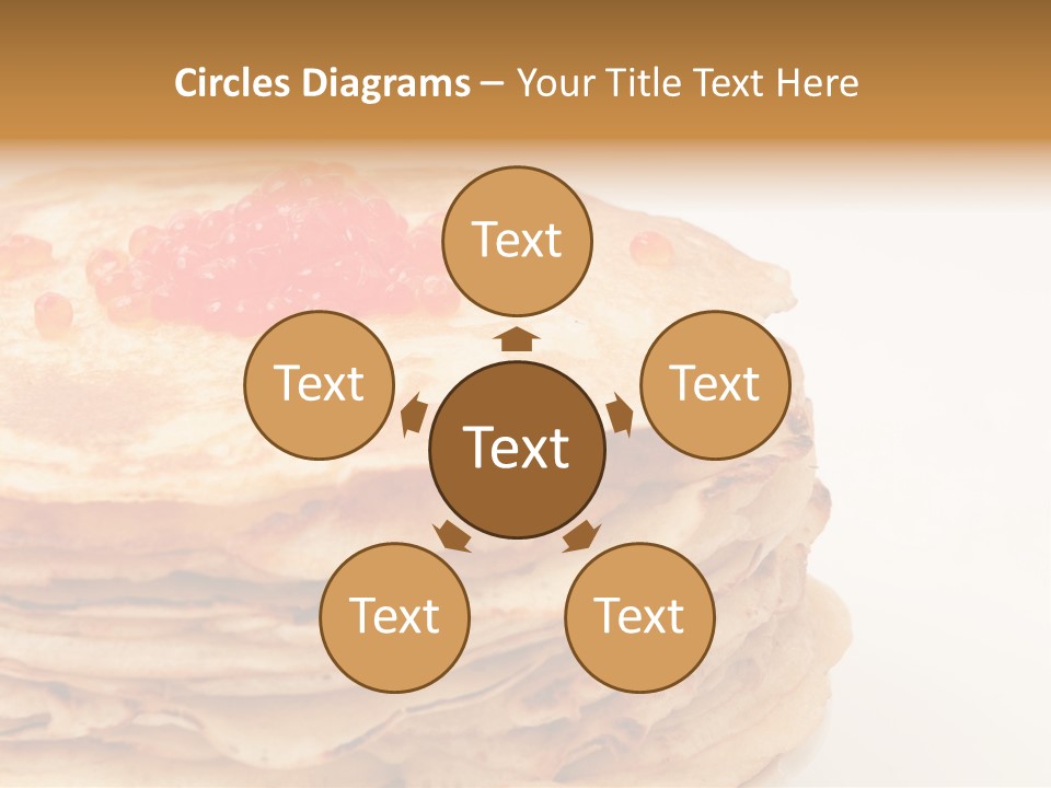 Background Hotcake White PowerPoint Template