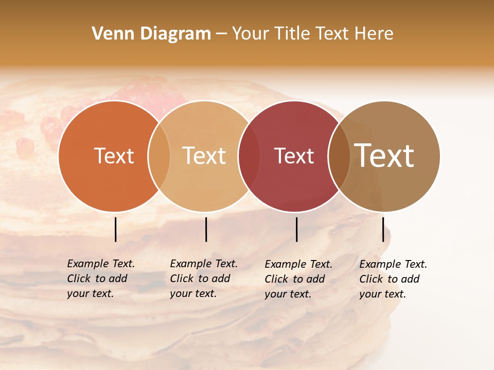 Background Hotcake White PowerPoint Template