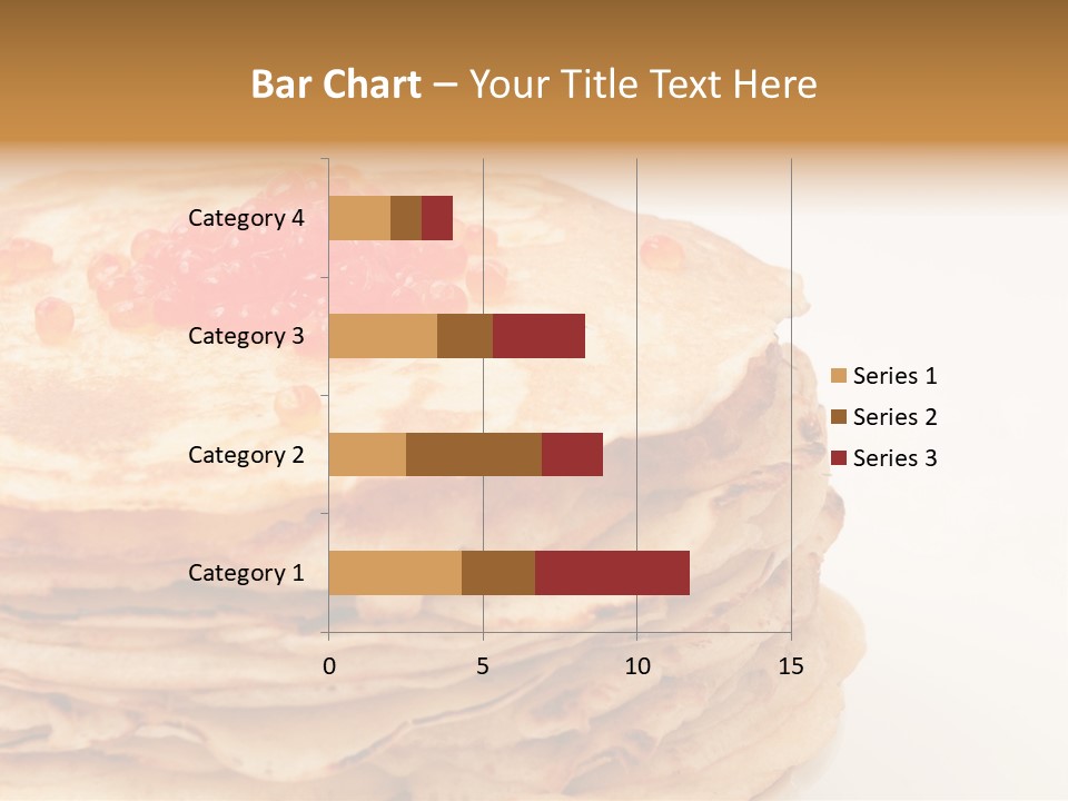 Background Hotcake White PowerPoint Template