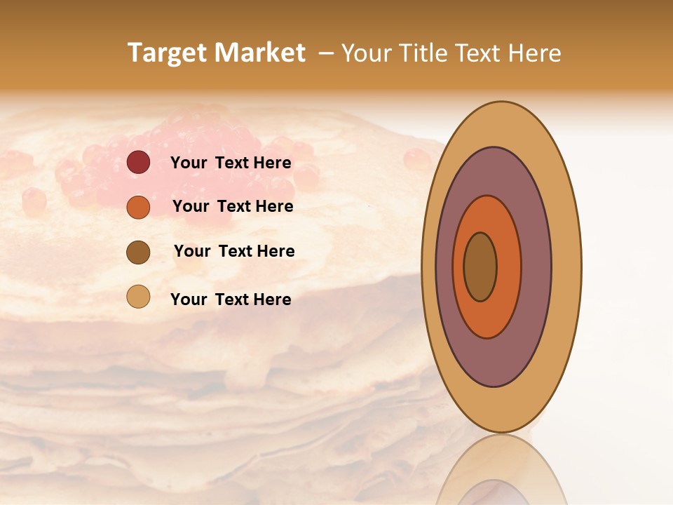 Background Hotcake White PowerPoint Template