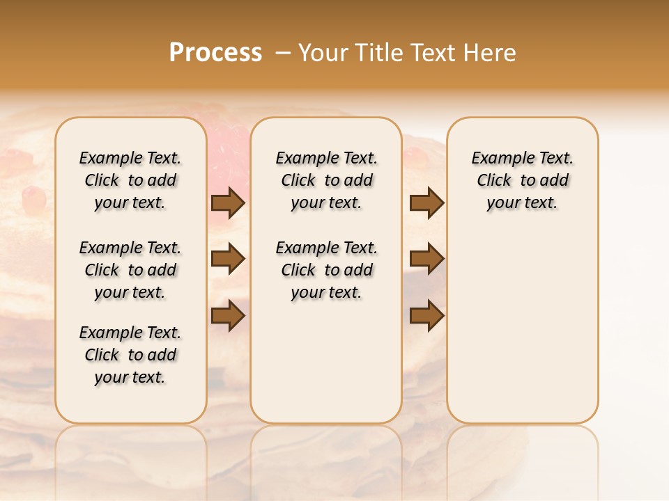 Background Hotcake White PowerPoint Template