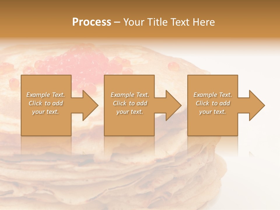 Background Hotcake White PowerPoint Template
