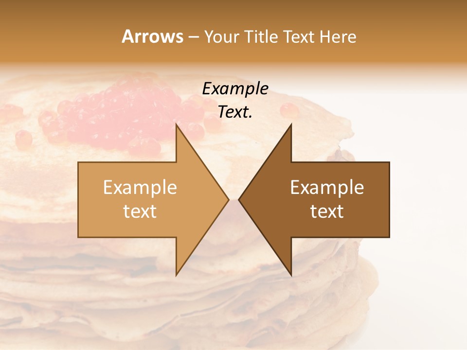 Background Hotcake White PowerPoint Template