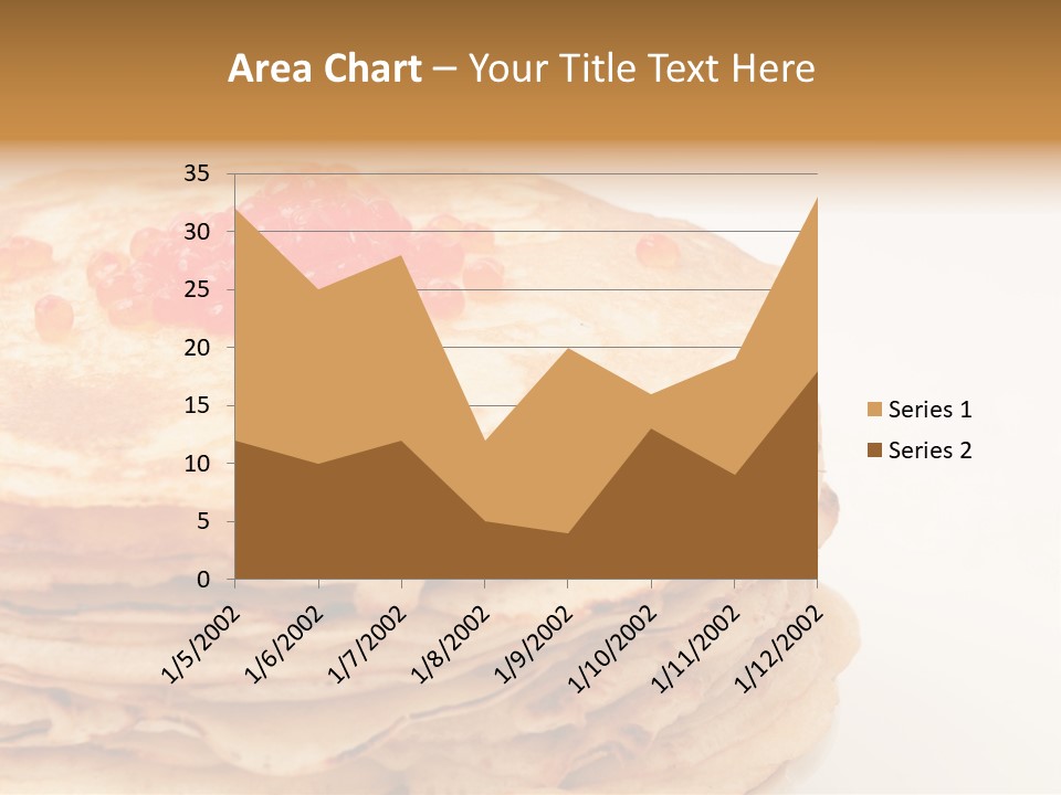 Background Hotcake White PowerPoint Template